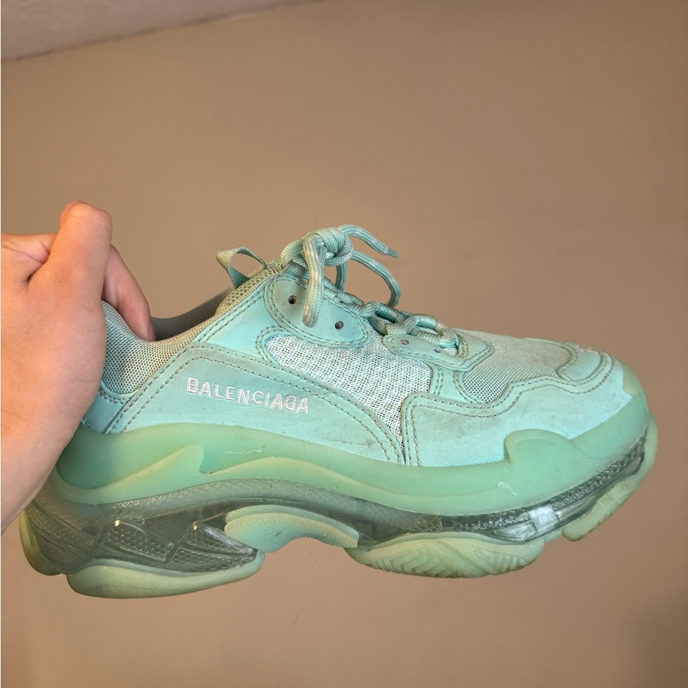 Balenciaga Women's Sneakers - Mint Green